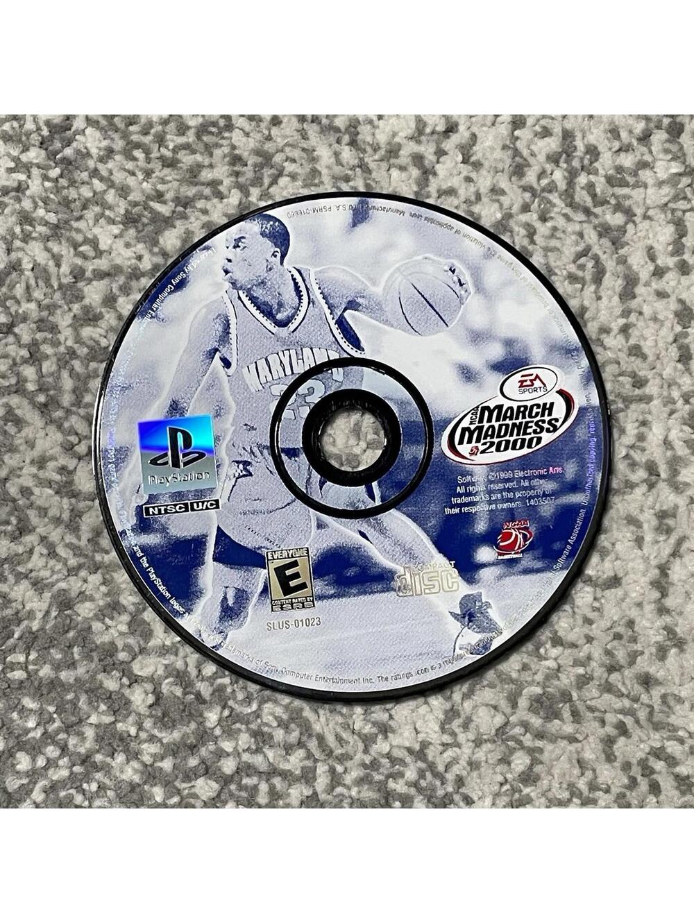 March Madness 2000 (Sony Playstation 1, 1999) DISC ONLY - Tested Working